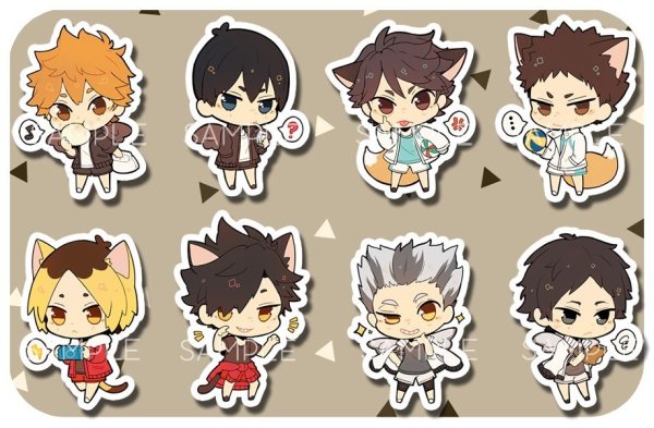 Персонажи хайкью Чиби