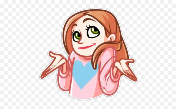 Стикеры человека девушку