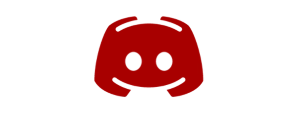 Красный значок дискорда