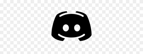 Черный логотип дискорда