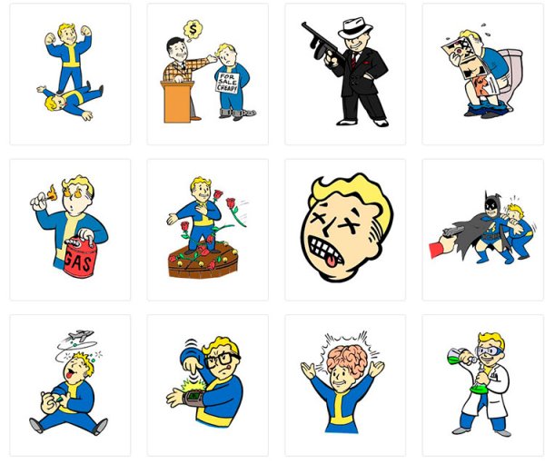 Стикеры из игр