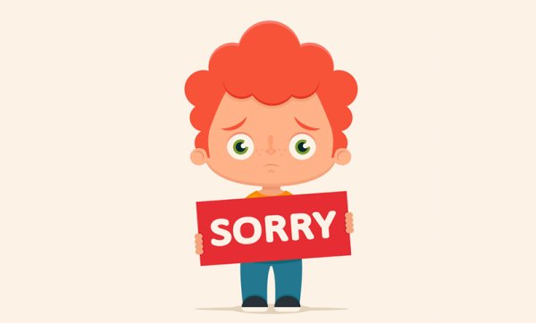 Sorry картинка для детей