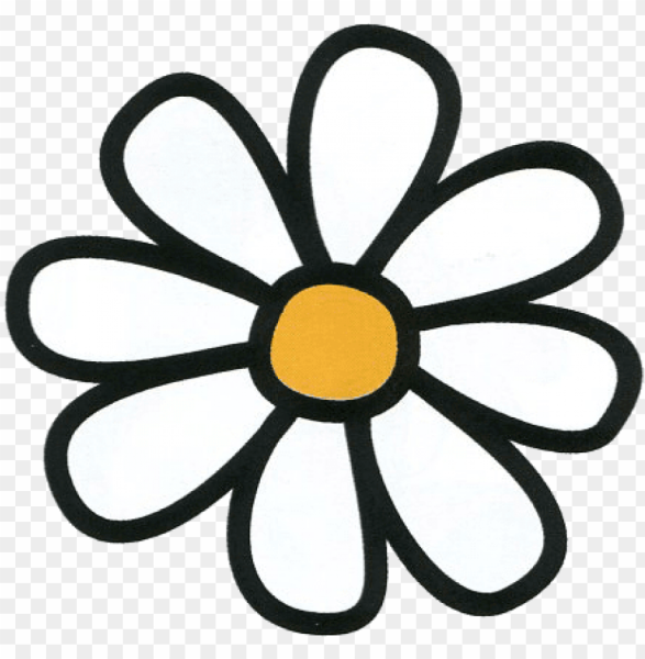 Наклейка ромашки