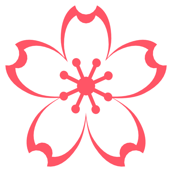 Цветок Сакуры эмодзи