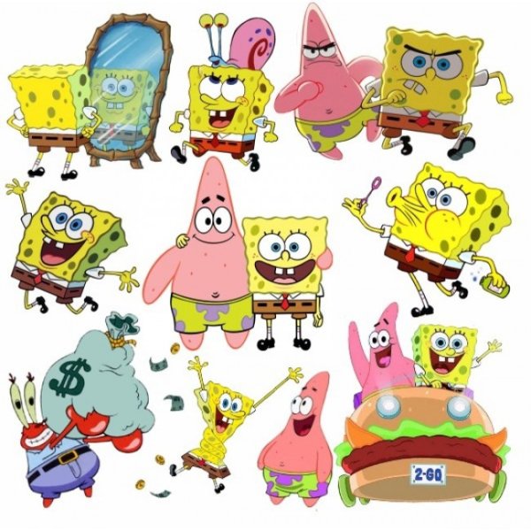 Стикеры Спанч Боб