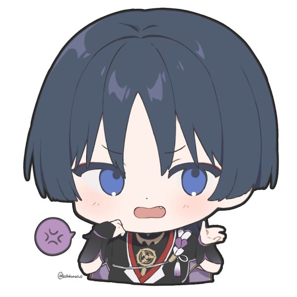 Скарамучча Чиби Стикеры