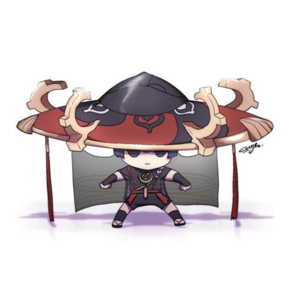 Genshin Impact наклейки