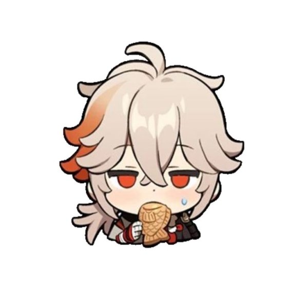 Тарталья Геншин Чиби стикер