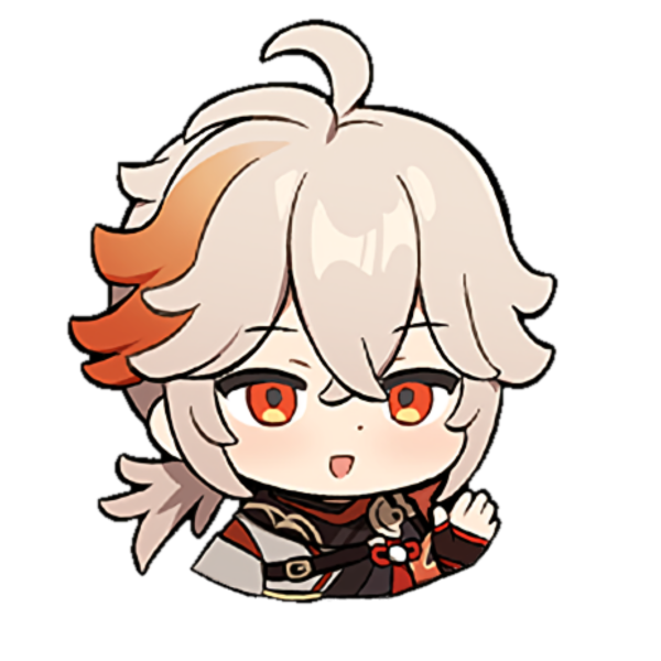 Стикеры Албердо Геншин