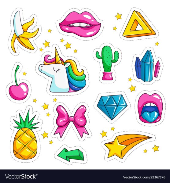 Зелёные Стикеры мороженое