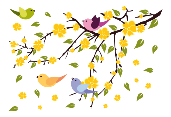 Весенние птички