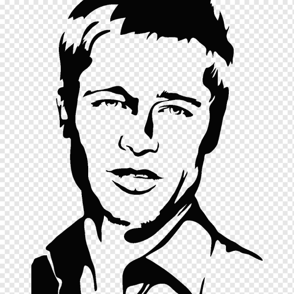 Брэд Питт стикер