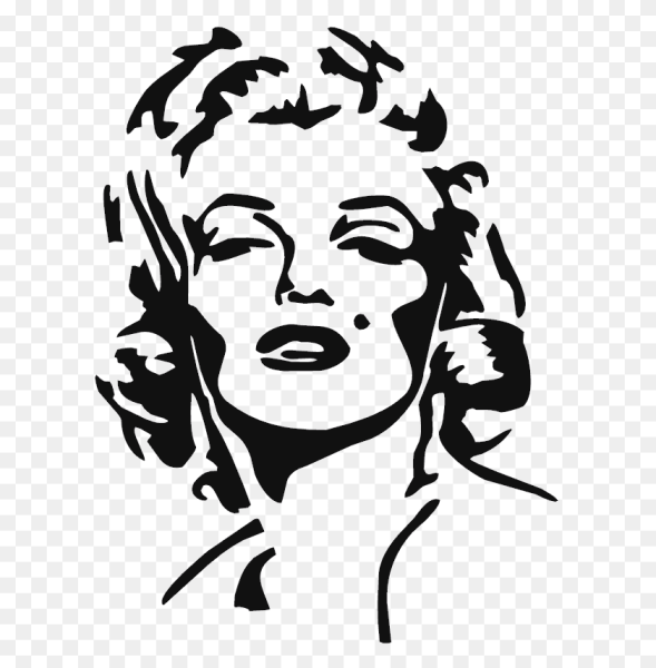 Силуэт Мэрилин Монро