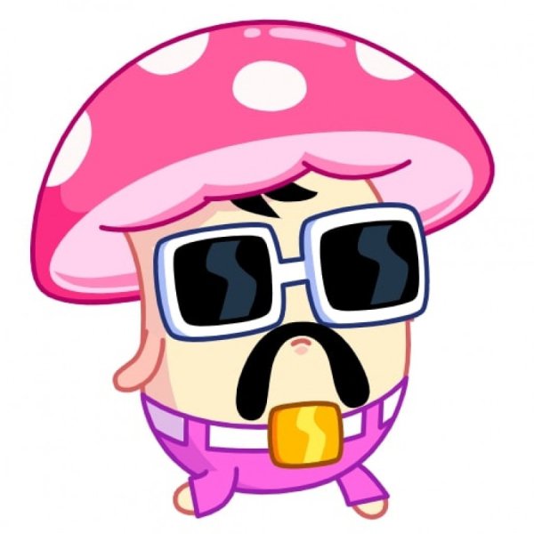 Стикеры мухомор Степа