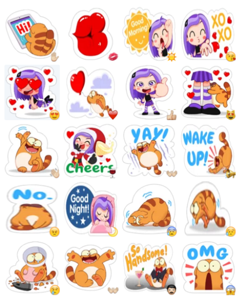 Стикеры Viber