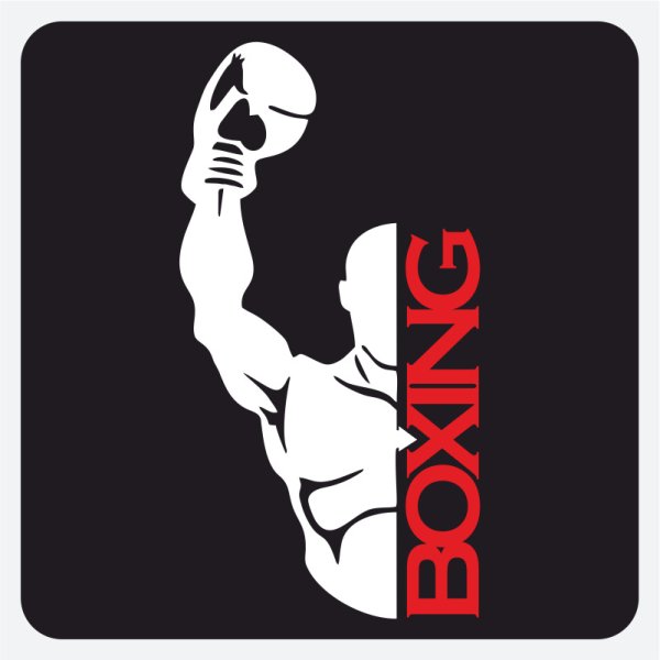 Boxing наклейка