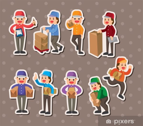 Наклейки человечки