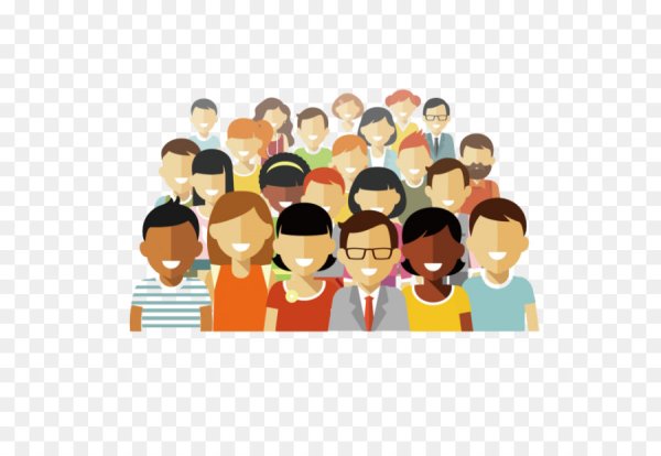 Много нарисованных людей