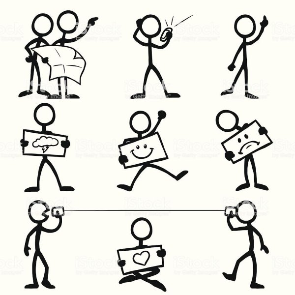 Рисуем человечков