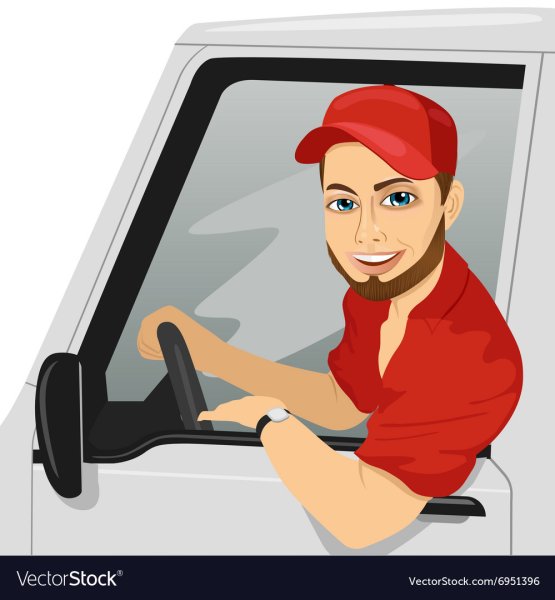 Водитель иллюстрация
