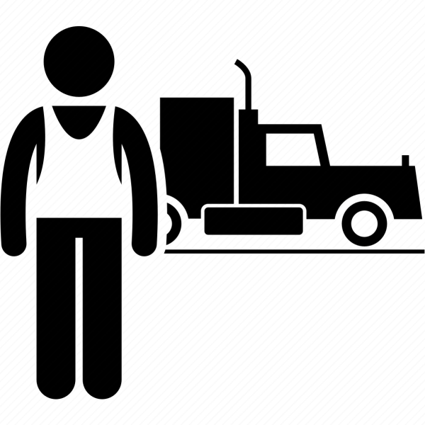 Пиктограмма водитель автомобиля