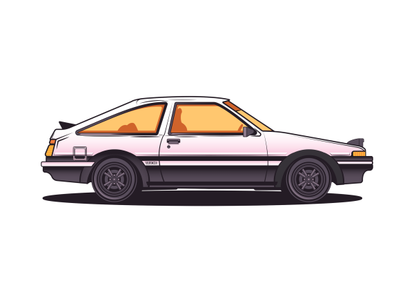 Toyota ae86 Trueno Art