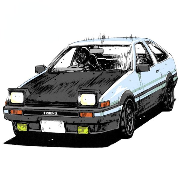 Pixel car Racer Toyota ae86 Trueno