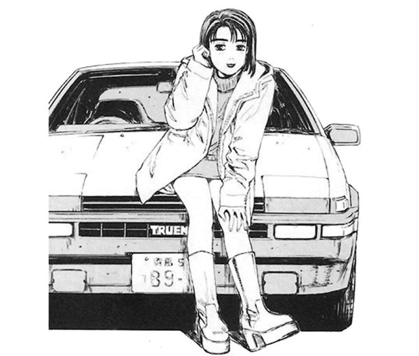 Ае86 Инициал ди аниме