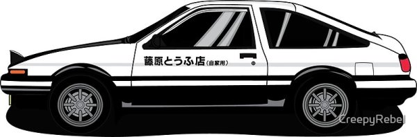 Винил ae86 initial d