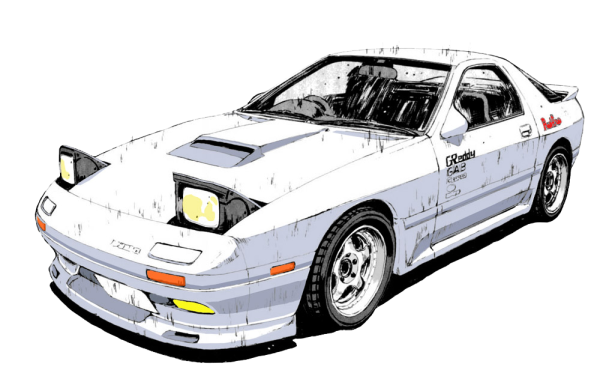 Mazda rx7 FC initial d