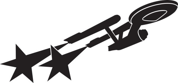 Силуэт космического корабля