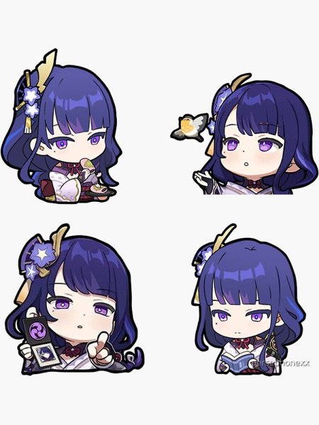 Чиби персонажи Геншин Баал