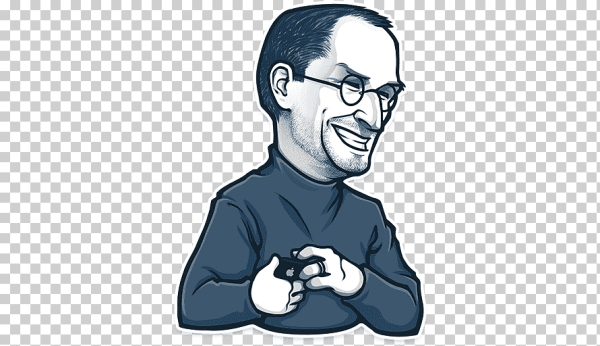 Стив Джобс телеграм Стикеры