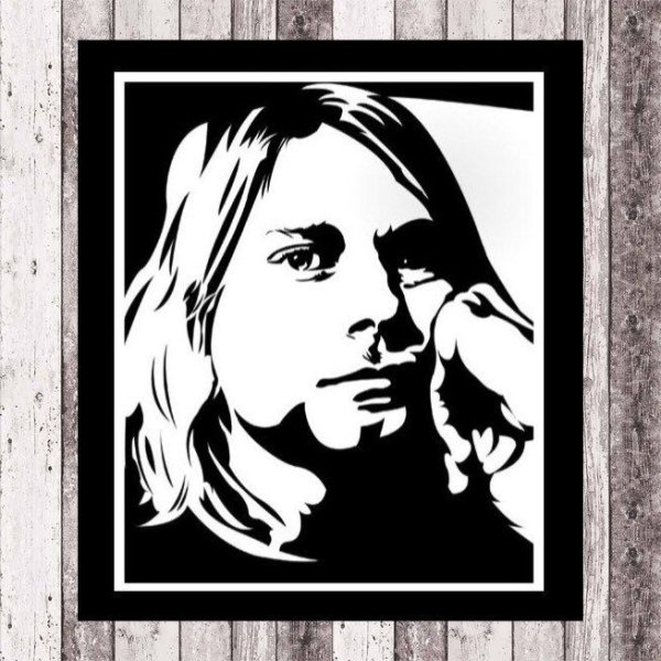 Курт Кобейн граффити