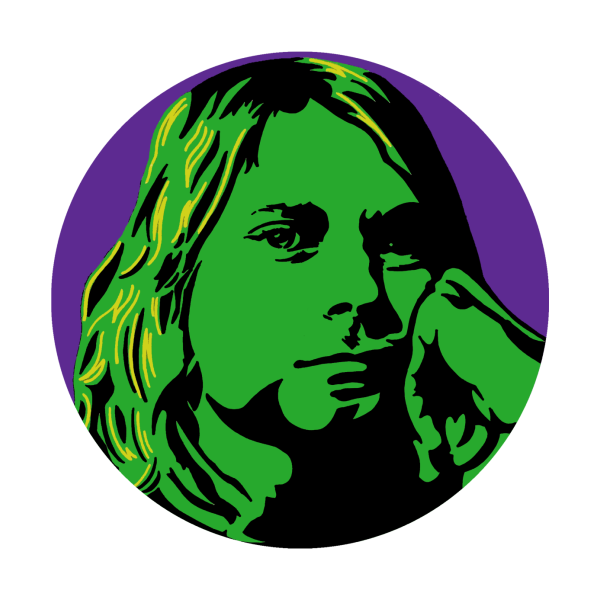 Принт Нирвана Курт Кобейн