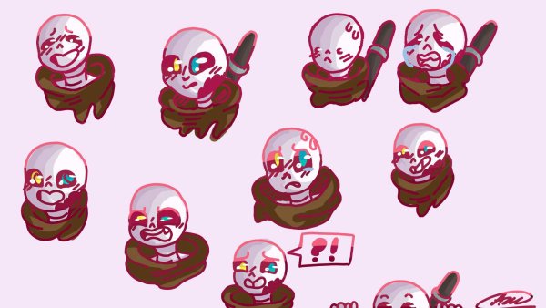 Стикеры с Инк Сансом