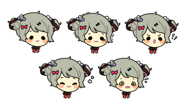 Ноэль Стикеры Геншин