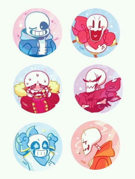 Стикеры Undertale au