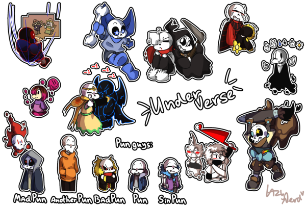 Undertale au наклейки