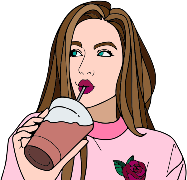 Стикеры девушки