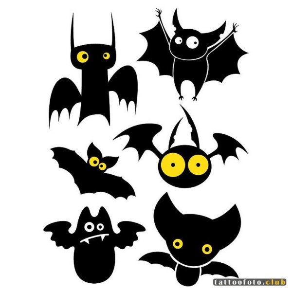 Летучие мыши на Хэллоуин