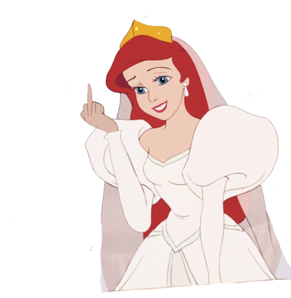 Ариэль Русалочка с факом