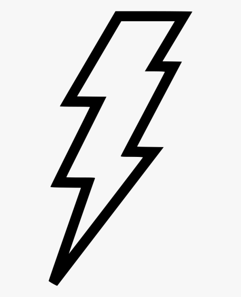 Молния стикер