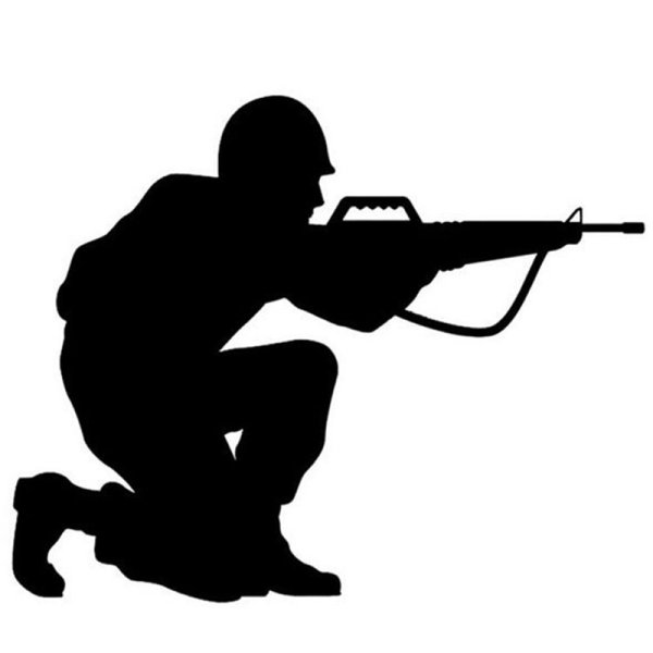 Снайпер силуэт