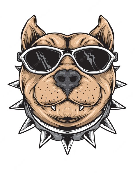 Крутая собака в очках