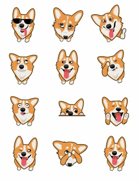 Стикер собака