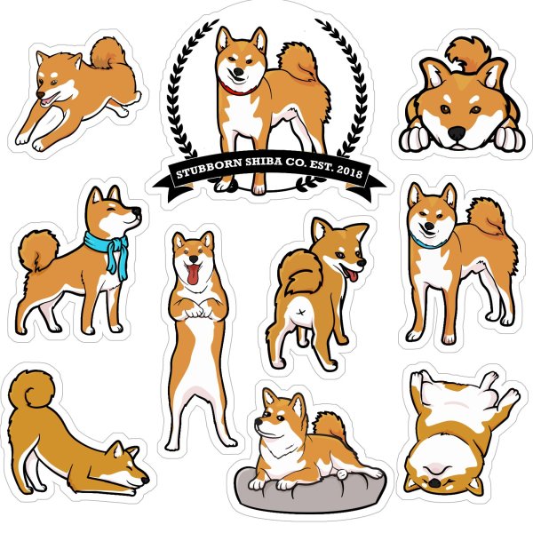 Shiba Inu Стикеры