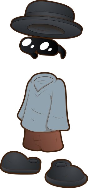 Невидимка мультяшный