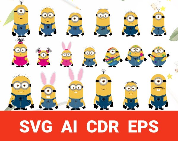 Миньоны Стикеры футбол