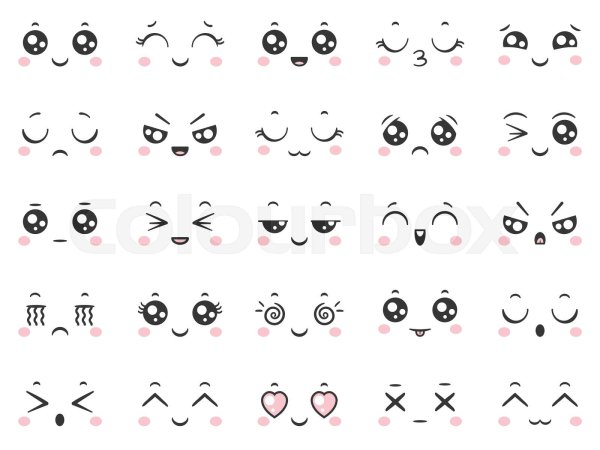 Анимешные мордочки